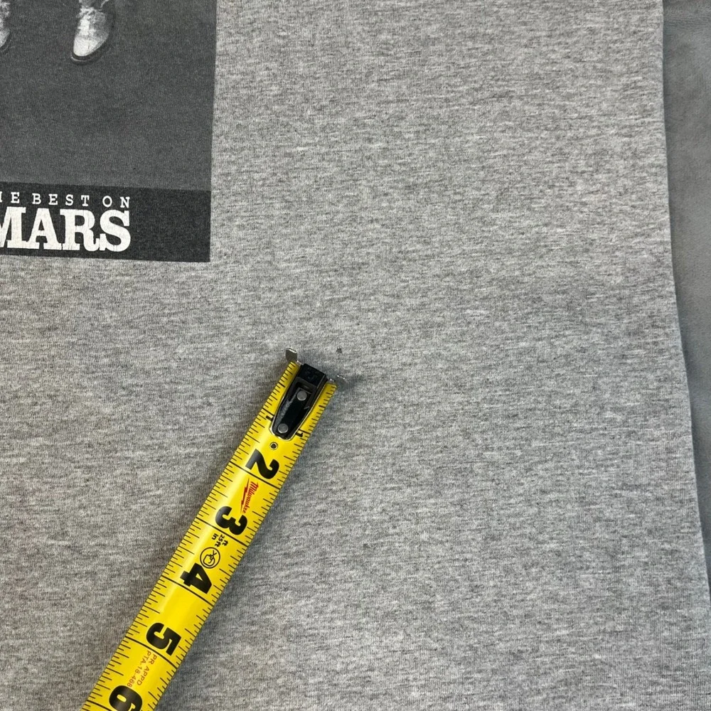Vtg Air Jordan The Best on Earth The Best on Mars T-Shirt Mens XXL Gray